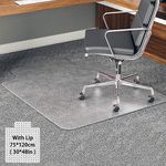 Office-Chair-Mat, YOUKADA Chair Mat for Carpet, BPA and Phthalate Free, 75 x 120 cm/30 x 48 inch