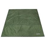 Azarxis Hammock Rain Fly Tent Tarp Ground Cloth Footprint Shelter Sunshade Beach Picnic Blanket Mat Large Portable Waterproof for Outdoor Camping Hiking Backpacking (A - Army Green, 94.5" x 86.6")