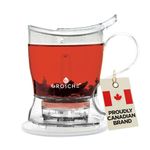 GROSCHE Aberdeen Tea Infuser Teapot & Smart Tea Maker - BPA-Free, Drip-Free Design | Coaster | Easy Brew | Easy Clean Steeper - Ideal Herbal Tea Gift & Holiday Gifts for Tea Lovers, (17.7 oz - 525 ml)