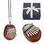 Mini Kalimba 2 Packs, Fixm Thumb Piano with 8 Keys, Finger Thumb Piano in Nice Gift Box Great Gifts for Kids, Adults and Beginners