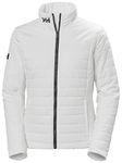 Helly Hansen Womens Crew Insulated Jacket 2.0, M, White