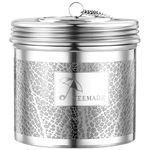 TEEMADE Extra Large Tea Infuser for Loose Tea & Spice Infuser for Cooking,304 Stainless Steel Tea Filters,Extra Fine Mesh Tea Strainers for Black Tea,Iced Tea,Herbs & Soup Etc