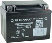 ULTRAMAX Motorcycle Scooter Quad Battery Replace YB4L-B, YT4L-BS, YTX4L-BS