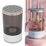 Automatic Makeup Brush Cleaner, 7000 RPM Electric Makeup Brush Cleaner Machine with Brush Clean Mat, Automatic Cosmetic Brush Cleaner Makeup Brush Tools Makeup Brush