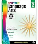 Spectrum Language Arts Grade 2, Ages 7 to 8, Grade 2 Language Arts Workbook, Punctuation, Parts of Speech, Proofreading, Writing Practice, and Grammar Workbook - 176 Pages