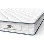 BedStory Mattress, Single Mattress 90x190x14cm Sleeping Sprung Mattress Medium Firm Bonnell Spring Mattress with Breathable Fabric Fire Resistant Barrier Skin-friendly Durable for Bedroom