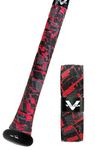 Vulcan Bat Grip RED Sizzle 1.75mm, Multi, One Size, V175-SIZZLE