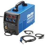 Clarke Weld MIG150-Multi MIG/TIG/MMA 140A Inverter Welder, 230V, Turbo Fan Cooled, 1-6mm Welding Thickness, Includes Torch, Gas Hose, Welding Mask & Accessories