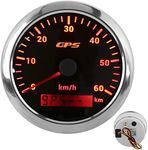 Keenso 85mm GPS Speedometer Gauge 0