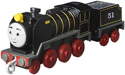 Thomas & Friends Fisher-Price die-cast Push-Along Hiro Toy Train Engine for Preschool Kids Ages 3+