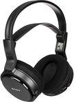 Sony MDR-RF912RK Over-Ear Wireless Radio Frequency Stereo TV Headphone System with 40mm Drivers, Noise Reduction and Long Wireless Range, Black (Non-Retail Packaging)