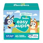 Pampers Easy Ups Training Pants Boys and Girls, 5T-6T, 46 Count, Super Pack