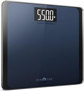 RunSTAR 550lb Bathroom Digital Scale for Body Weight with Ultra-Wide Platform and Large LCD Display, Accurate High Precision Scale with Extra-High Capacity, FSA HSA Eligible