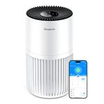 GoveeLife Mini Air Purifier for Bedroom, HEPA Smart Filter Air Purifier with App Alexa Control for Pet Hair, Odors, Pollen, Smoke, Portable Air Cleaner with 3 Speeds, 2 Modes, Timer, Aroma for Home
