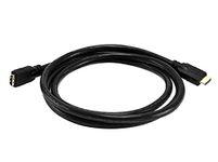 Monoprice Premium High Speed HDMI Cable - CL2, Male to Female Extension, 24AWG, 6 Feet, Black - Commercial Series