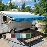 Hitorhike RV Awning Fabric Replacement Standard Grade Premium Vinyl (13'(Fabric 12'2"), Blue Fade)