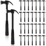 WILLBOND 30 Pcs Mini Plastic Claw Hammer Mini 7.3 Inch Safety Hammer for Kids Suitable for DIY Woodworking Household Emergency Escape Decoration and Other Occasions Lightweight and Easy to Carry