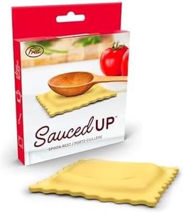 Genuine Fred SAUCED UP Ravioli Spoon Rest - Easy to Clean - Fun Kitchen Gadgets and Accessories - Stocking Stuffers & White Elephant Gifts - Great Gift for Home Cooks and Pasta Lovers