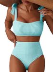 Herseas Women's Striped Bikini Sets