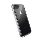 Speck Products Presidio Perfect-Clear iPhone SE (2020)/iPhone 8 Case/iPhone 7 Case, Clear/Clear