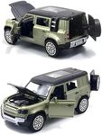 Defender 1:36 Diecast Model | Openable Doors, Bonnet & Boot for Kids and Collectors | Alloy Metal Car Toy | Perfect for Play & Display | Highly Detailed Diecast Vehicle (Color May Vary)