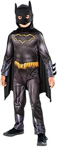 Rubies Costume Batman per bambino e bambina, Green Collection, costume sostenibile, tuta con mantello e maschera, ufficiale DC Comics per Halloween, Carnevale, Natale e compleanno