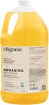 Cliganic Organic Argan Oil Bulk, Gallon Size 128oz, 100% Pure, Non-GMO