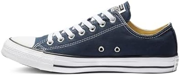 Converse Unisex Chuck Taylor All Star Leather Low Top, Navy, 9 M US
