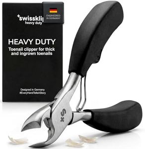 Swissklip Heavy Duty Toenail Clippers for Seniors Thick Toenails I Professional Nail Clippers for Ingrown Toenail I Toenail Clippers for Thick Nails I Nail Cutter as Toe Nail Clippers (1 Unit Pack)
