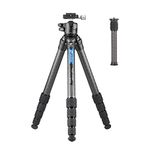 Leofoto - Ranger - Carbon Tripod including Ball Head - Legs adjustable in 3 Angles - Ideal for Macro Photography - LS-325C+LH-40