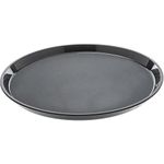 Cambro DM780 Fibreglass Round Non-Skid Tray, 11", Black