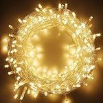 Twinkle Star 200 LED String Lights, 66 ft Plug in String Lights 8 Modes Waterproof for Indoor Outdoor Christmas Tree Wedding Party Bedroom (*Warm White
