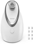 Wolady Facial Steamer, Nano-Ionic Face Steamer with Adjustable Nozzle & Aromatherapy Function, Warm Mist Humidifier Home Sauna Spa, Facial Moisturizing Deep Cleaning for Women,White