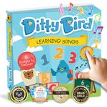 Ditty Bird Musical Books for Toddlers | Fun Children's Nursery Rhyme Book | The Alphabet Book with Sound | Interactive Toddler Books for 1 Year Old to 3 Year Olds | Sturdy Baby Sound Books