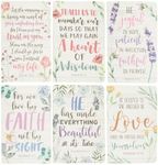 Faithful Finds Faith Prayer Journal Notebooks for Women with Quotes (5x8 In, 6 Pack)