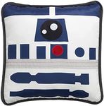 Lambs & Ivy Star Wars Signature R2D2 White/Blue Decorative Throw Pillow