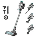 Ultenic U11 Pro Cordless Vacuum Cleaner, 35KPa Powerful Suction, LED Display, Detachable Battery, 2.5H Quick Charge, 50Mins Runtime Stick Vacuum for All Hard Floor Carpet Pet Hair