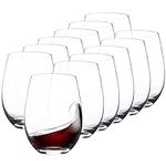 FAWLES Stemless Wine Glasses Set of