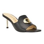 GUESS Women's Snapps Heeled Sandal, Black 001, 5 UK