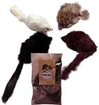 HDP Long haired Furry Mice cat Toy 