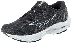 Mizuno Women's Wave Inspire 19 Running, Black/Silverstar/SCrest, 8.5 UK