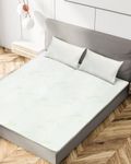 2 CM Bamboo Memory Foam Mattress Topper Removable Zip Cover With Antibacterial Hypo Allergenic Super King Size Bed Mattress Topper 182 x 200 cm