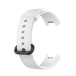 EDNITA Redmi Watch 2 Lite & Redmi GPS Smart Watch Band Strap with Soft Silicone Classic Strap & Secure Buckle - White - Pack of 1