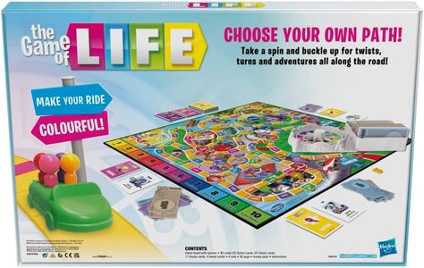 Hasbro Game of Life Family Board Game – Classic Strategy Fun