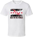 CM Punk Best in The World Wrestling T Shirt L White