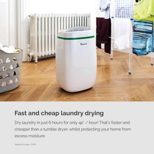 Meaco 12L Dehumidifier and Air Purifier – Compact Home Moisture Control