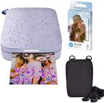 HP Sprocket Portable 2x3 Instant Photo Printer (Lilac) Zink Paper Bundle