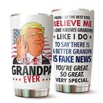 Best Grandpa Ever Gifts - Great Grandpa Fathers Day Gift Trump Grandpa Gifts -Grandpa Birthday Gift For Grampa Gifts For Christmas -Grandfather Gift Ideas Present For Grandfather Best Granddad Tumbler