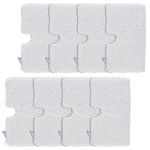 Steam Mop Replacement Pads Fit for Shark - 8 Pack Steam Mop Pads Compatible with Shark S3500 Series S3501 S3601 S3550 S3901 SE450 S3801CO S3601D S2901 S2902