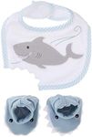 Baby Aspen Bib and Booties Gift Set